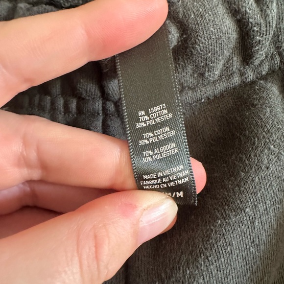 SKIMS Dark Green Wide Leg Fleece Comfy Oversized Sweatpants Lounge Pants size M - Picture 7 of 7